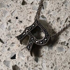 Ross-Simons Initial "R" Sterling Silver Necklace